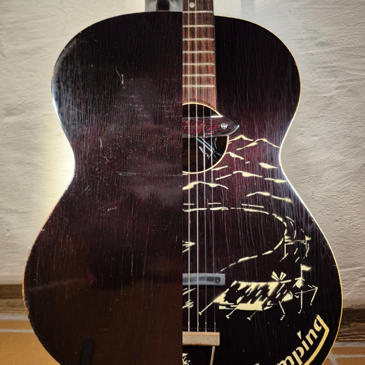 Rubber Bridge Conversion Framus 5/3 Camping 1950s