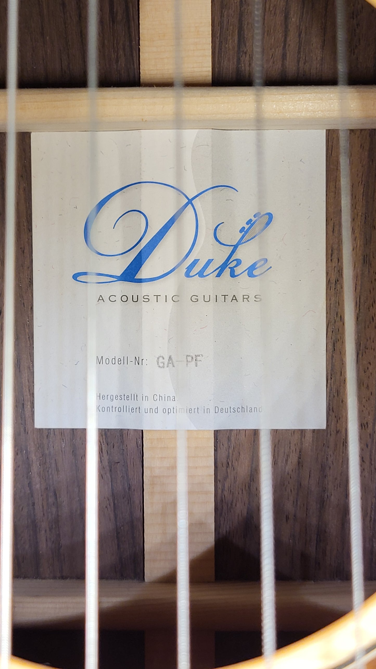 Duke GA-PF natural