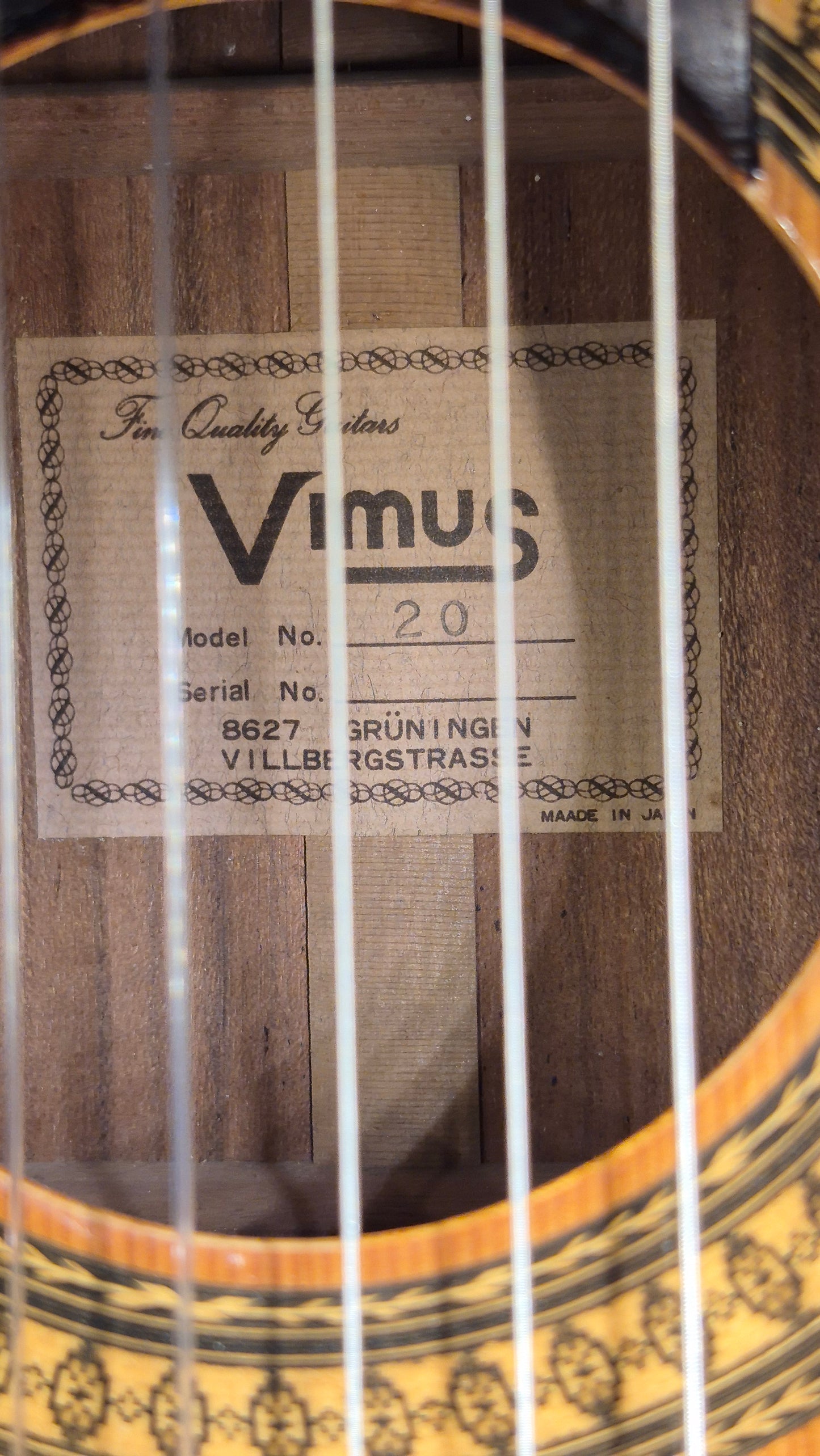 Vimus 20 1982 Linkshand
