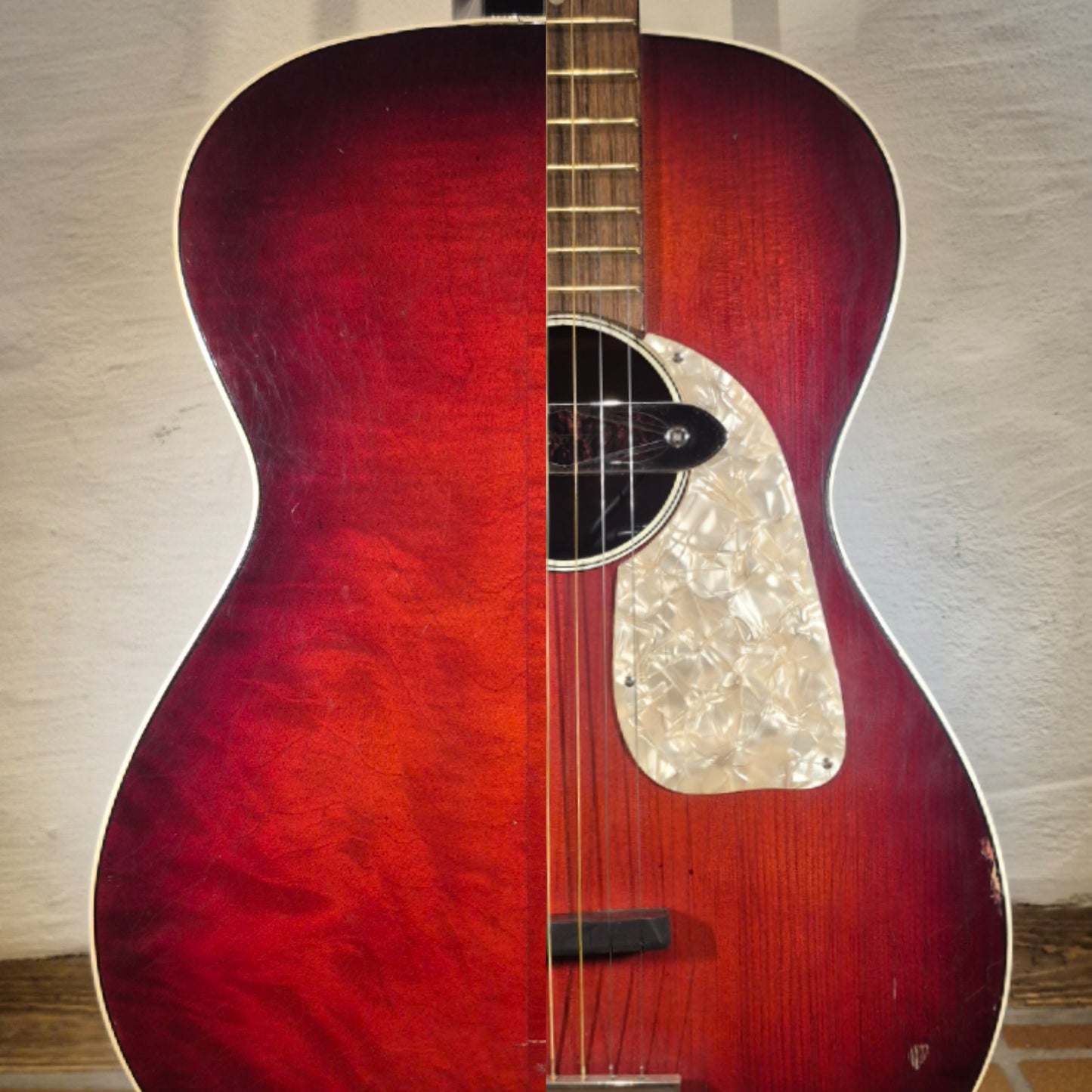 Rubber Bridge Conversion Höfner 520 1950s