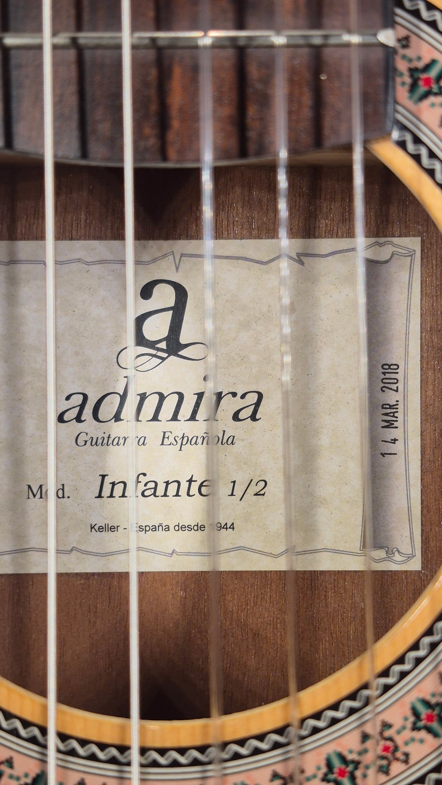 Kinder Gitarre Admira Infante 1/2