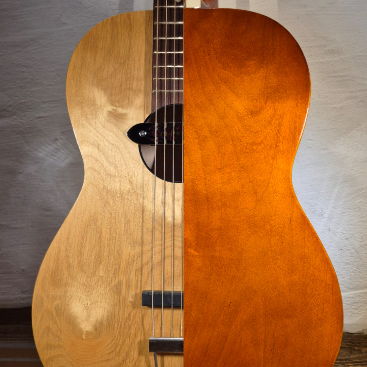 NorrSyd Guitars Rubber Bridge Conversion
