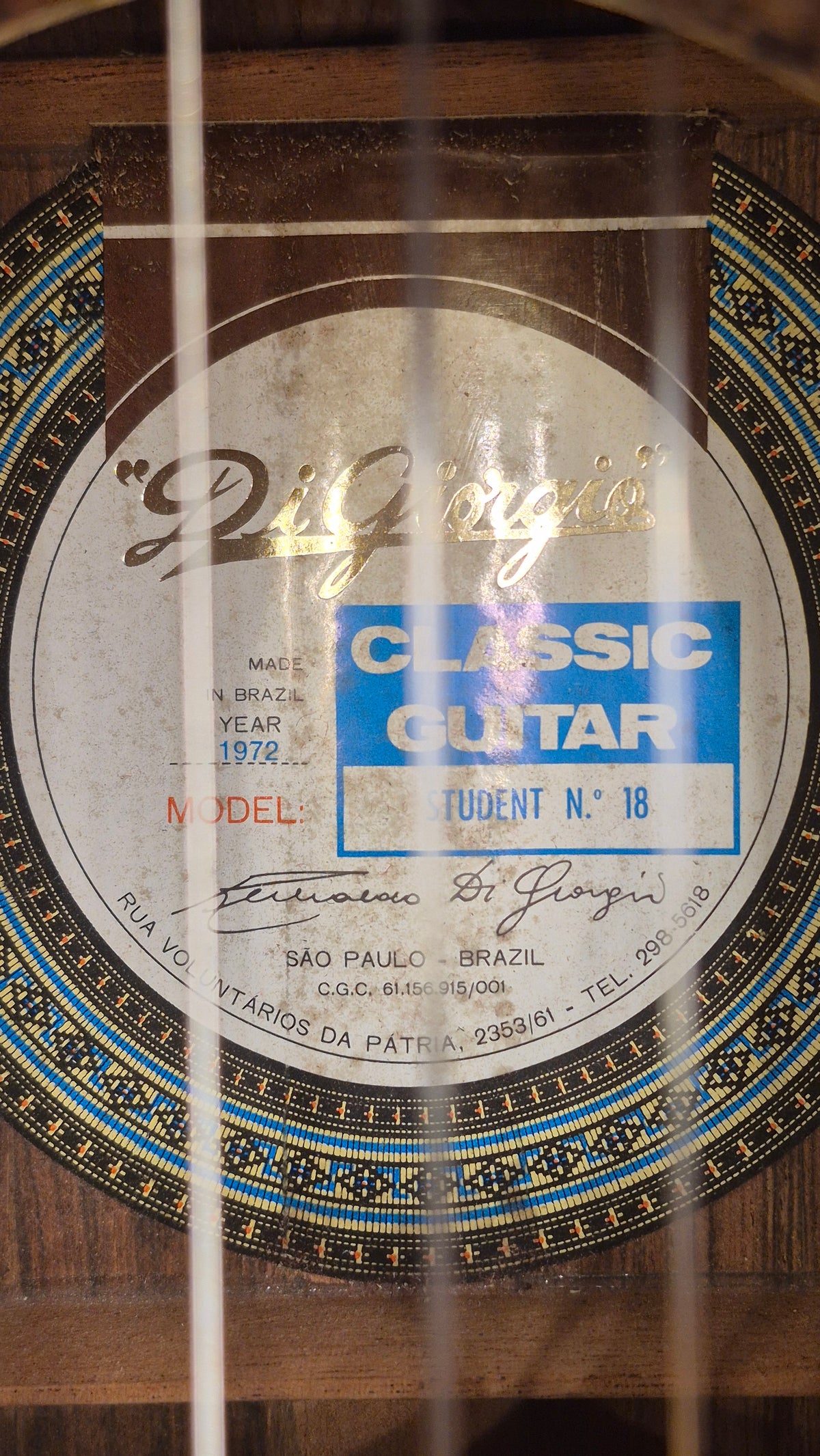 Di Giorgio Student No. 18 1972